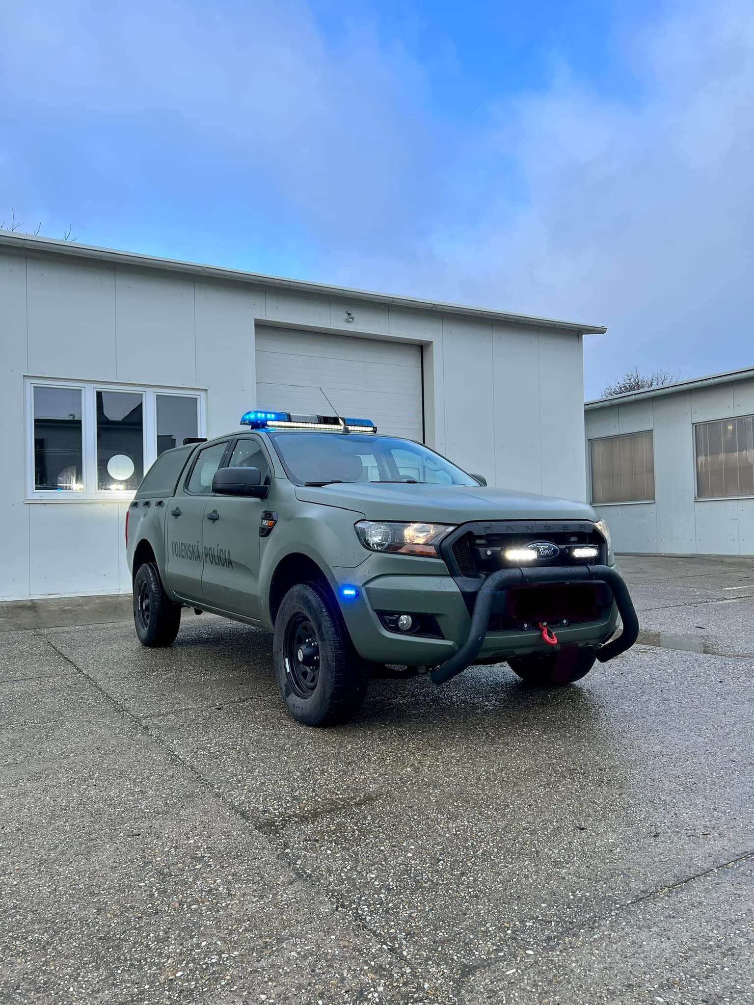 Ford Ranger pre Vojenskú políciu