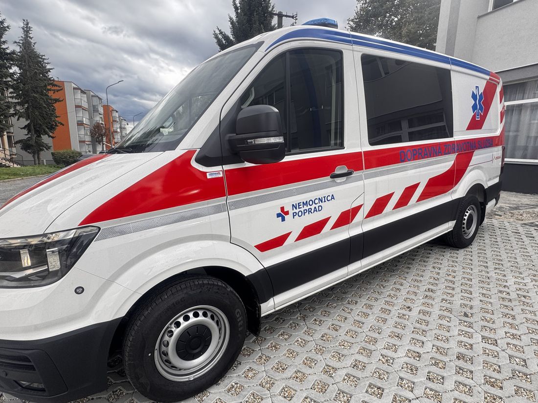 2 x Dopravná zdravotná služba pre NEMOCNICA POPRAD /MAN TGE 4x2/