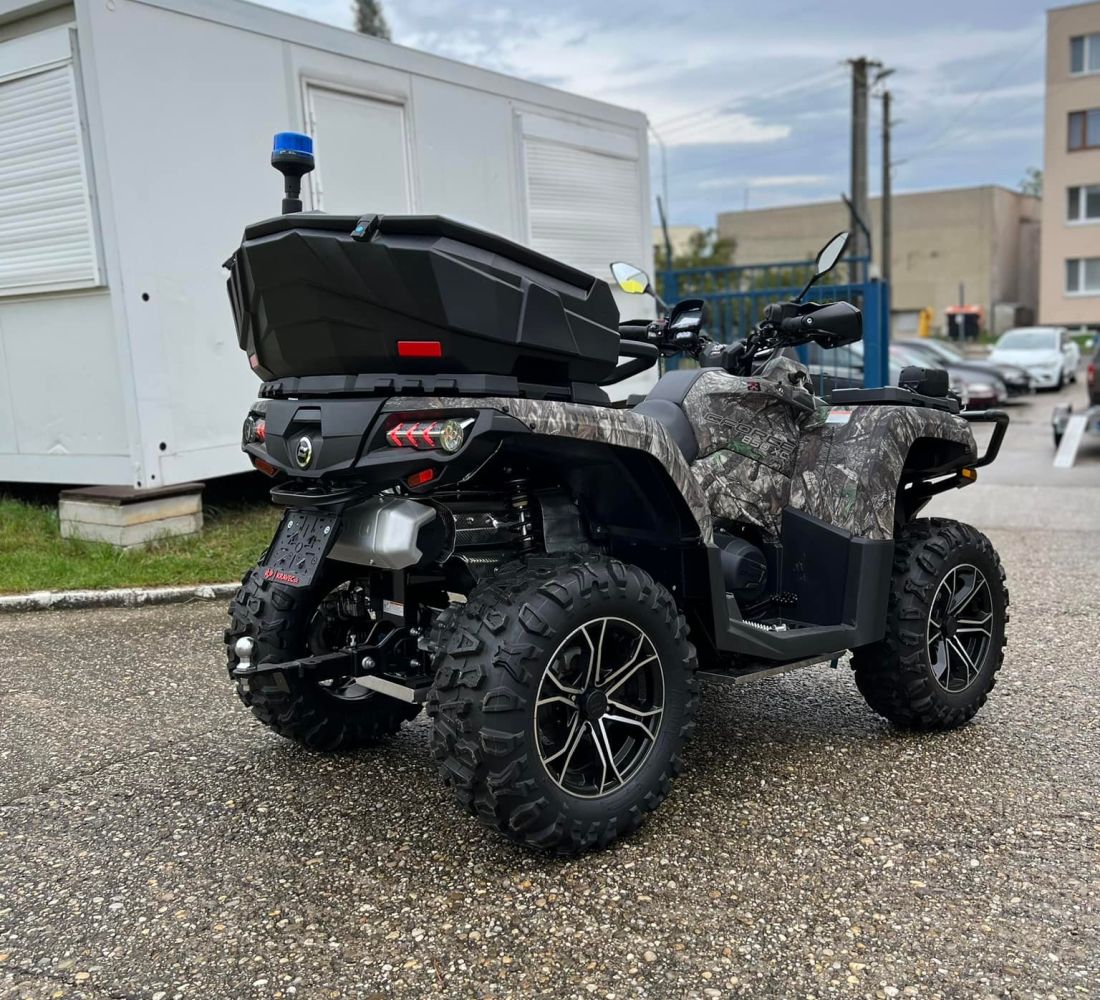 3 ks moderných štvorkoliek pre vojenskú políciu